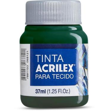Imagem de Tinta para Tecido Fosca 37ML Verde Pantano Duzia - Acrilex