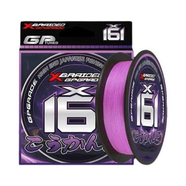 Imagem de Linha De Pesca Trançada Roxa YGKPE X16 16 Fios Ultra Suave Multifilame
