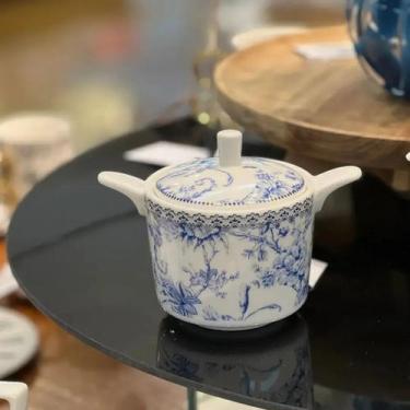Imagem de Açucareiro New Bone China Hortênsia Azul L'Hermitage
