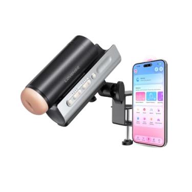 Imagem de Lovense Solace Pro Masturbador Masculino Automático, Máquina de Boquete de Empurrão com Controle Remoto por Aplicativo com Experiência de IA/VR Imersiva Brinquedos Sexuais Masculinos Ajustáveis ​​para Prazer Masculino