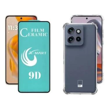 Imagem de Capinha TPU + Película Cerâmica Flexível 9d Para Moto Edge 60 Neo - LX