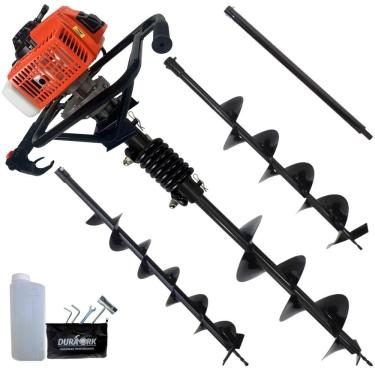 Imagem de Perfurador de Solo DPS623P 12500 RPM com 3 Brocas e Extensor Laranja 62CC 3HP Bivolt
