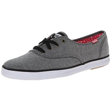 Imagem de Keds Tênis feminino Champion Chambray Fashion, Preto, 5