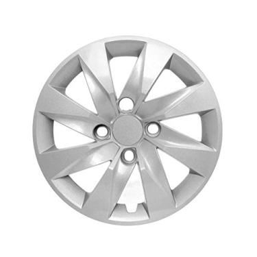 Imagem de Calota Aro Grid 13 Modelo Vw Up 15 Prata Cubo Baixo Fixacao Parafuso Grid 196Cbptau.