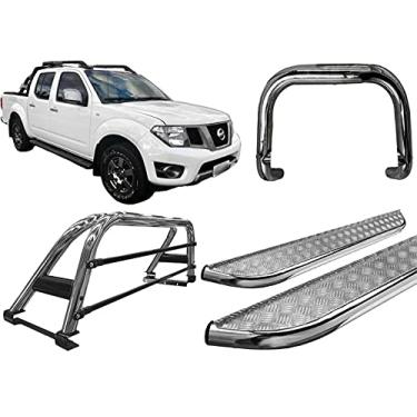 Imagem de KIT QUEBRA MATO+SANTO ANTONIO+ESTRIBO FONTIER 08 a 2016 CROMO