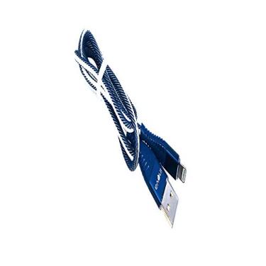 Imagem de Cabo de Dados Usb Reforçado Fleivel 3.1 A iPhone Azul Cbo-5664, H Maston, CBO-5664, Azul
