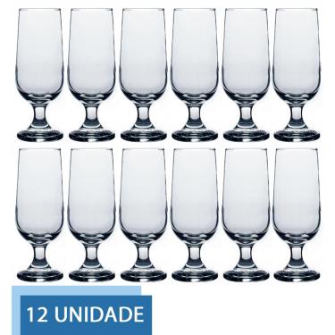 Imagem de 12 Copos Taça Chopp Vidro 300ml Cerveja Hannover Casa Linda