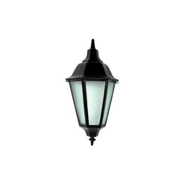 Imagem de Luminária Colonial Meia Cara Italiana em Alumínio e Vidro