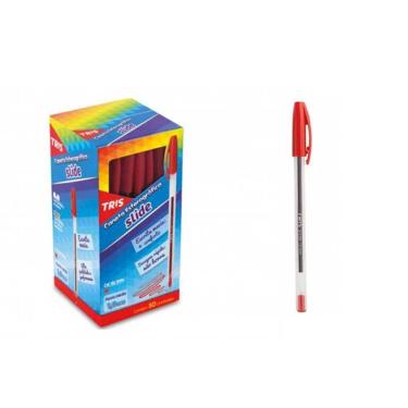 Imagem de Caneta Esferográfica Slide 1.0Mm Vermelho Caixa Display 50Un