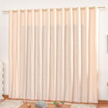 Imagem de Cortina em Jacquard Bahamas 2,00 x 1,70 Para Varão - Palha