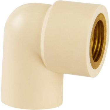 Imagem de Joelho 90° de Transição Fêmea/Fêmea Super CPVC 22x1/2 