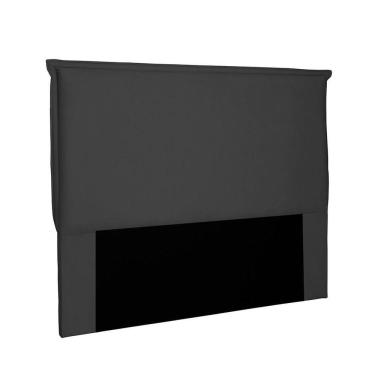 Imagem de Cabeceira Garden Cama Box King 195 Cm Suede Preto