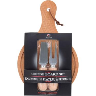 Imagem de Cheesy Jg P/ Queijo Bambu Natural 3Pç