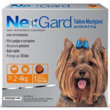 Imagem de Nexgard    11,3 Mg - Cães De   2 A 4 Kg Cx Com 1 Tablete - Merial - Fr