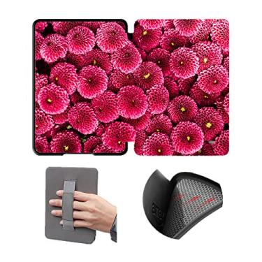 Imagem de Capa de silicone de 16 cm para Kindle Paperwhite 11ª geração 2021 apenas, capa protetora com despertar/hibernação automática e alça de mão