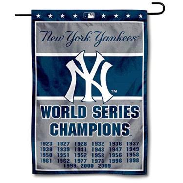 Imagem de WinCraft New York Yankees 27-Time World Series Champions Double Sided Garden Flag