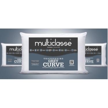Imagem de Travesseiro De Espuma Soft - Multiclasse Grey Curve - Colchões Multicl