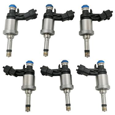 Imagem de Amrxuts 6 peças Injetores de combustível 12638530 FJ994 6 furos para Buick Enclave 2009-2011 Lacrosse 2010 Allure 2008-2011 Cadillac CTS STS 2009-2011 Traverse 3.6L 2173455