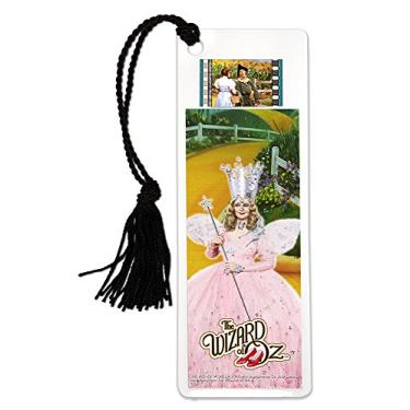 Imagem de Marcador de página FilmCells Wizard of Oz (Glinda Good Witch) com borla e clipe de filme de 35 mm de verdade