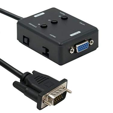 Imagem de Gerador de varredura portátil VGA Mcbazel com cabo de extensão para jogadores de jogos retrô de máquinas de fliperama