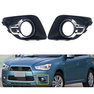 Imagem de JESYMBX Para-choque dianteiro esquerdo do motorista lâmpada de neblina tampa protetora lâmpada de neblina capa de moldura de lâmpada de neblina para Mitsubishi ASX 2010-2012
