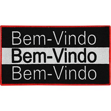 Imagem de Tapete de Porta Capacho Vizapi Viena Bem_Vindo 33X60Cm Multicolorido