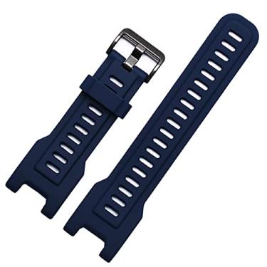 Imagem de JWTPRO Pulseira de aço inoxidável para Amazfit TREX Pro pulseira de substituição pulseira de relógio smartwatch pulseira de silicone esportiva (cor: 23)