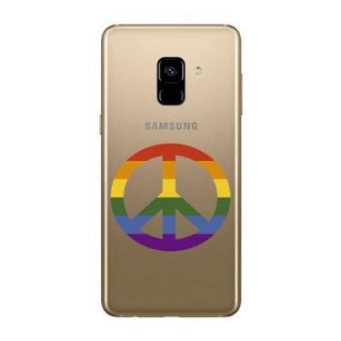 Imagem de Capa Case Capinha Samsung Galaxy A8 2018 Arco Iris Paz - Showcase