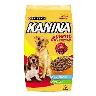 Imagem de Ração Seca Nestlé Purina Kanina Carne e Cereais para Cães Adultos - 15 Kg