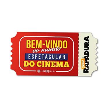 Imagem de Placa Decorativa 30x15 Cinema com Rapadura - Mundo espetacular do cinema (VERMELHO)