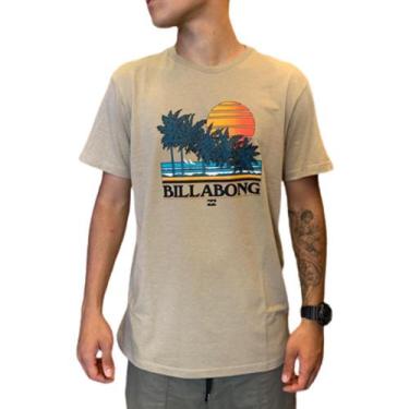 Imagem de Camisetas Billabong Mc Club Tropix Areia