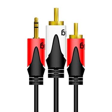 Imagem de Cabo de Áudio RCA/ P2-1, 8m - CRCAP2 - PRETO