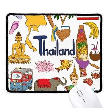 Imagem de Tapete de borracha para jogos com a bandeira nacional da Tailândia Landscap Animals