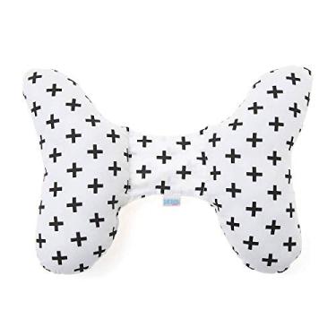 Imagem de Almofada Ergonômica para cabeça de bebê moderna Modern black, Momis Petit, preto e branco, Único