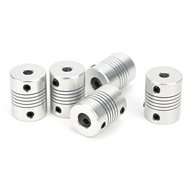 Imagem de Acoplamento de eixo flexível, acoplador de motor de passo forte e para impressora 3D