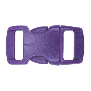 Imagem de Fivelas de liberação lateral – Fivelas contornadas de 9,5 cm – Ferramenta de artesanato ideal para coleiras de animais, mochilas, joias e acessórios caseiros e muito mais – Pacotes de 1000 peças (roxo)