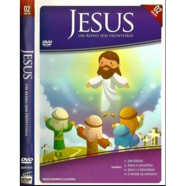 Imagem de DVD Jesus Um Reino Sem Fronteiras Desenho Biblico - Volume 02