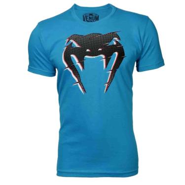 Imagem de Camiseta Venum Interference - Azul-Masculino