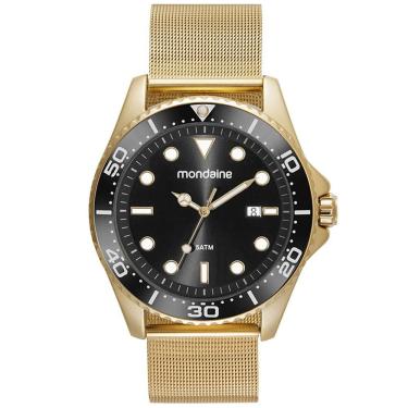 Imagem de Relógio MONDAINE dourado esteira masculino 32507GPMVDE2