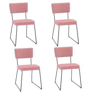 Imagem de Kit Quatro Cadeiras Roma Daf Mobiliário Coral