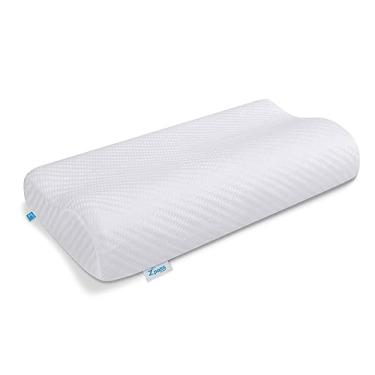 Imagem de Z Pass Sleep Travesseiro Nasa Ortopédico Cervical Comfort Blue Anatômico e ergonômico Viscoelástico de alta performance D50 - Branco