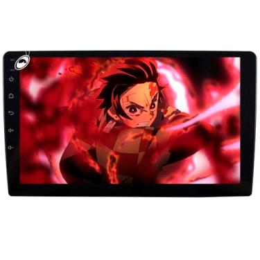 Imagem de Mp5 Player Automotivo 2 Din PAD 9 Pol E-Tech Premium Wide Universal Android GPS Espelhamento Wifi Bluetooth Usb Comando