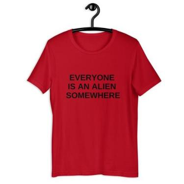 Imagem de Camiseta Blusa Feminina - Everyone Is An Alien Coldplay - Amazing