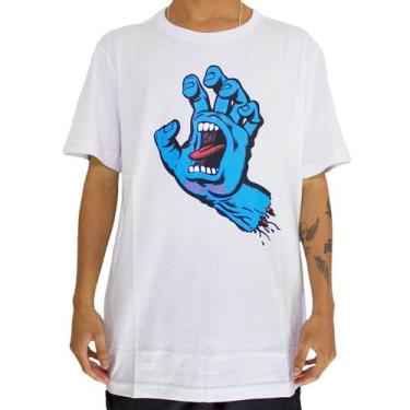 Imagem de Camiseta Santa Cruz Screaming Hand Front Branco