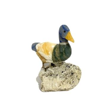 Imagem de Ave - Minerais Variados e Base de Albita | P52