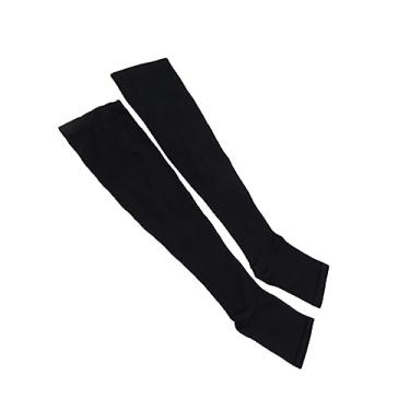 Imagem de BCOATH 1 Par meias de compressão mangueira de pressão manga de compressão de perna cano longo meias elásticas