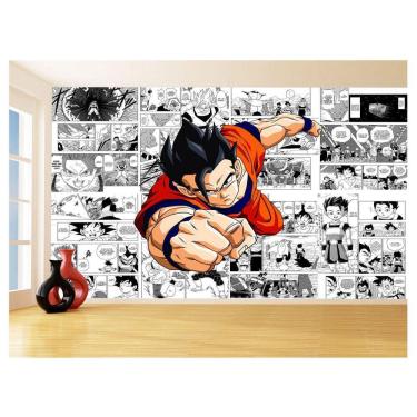 Imagem de Papel De Parede 3D Dragon Ball Goku Gohan Anime 3,5M Dbz715