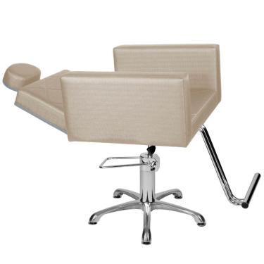 Imagem de Cadeira Poltrona de Cabeleireiro Evidence Reclin Branco P