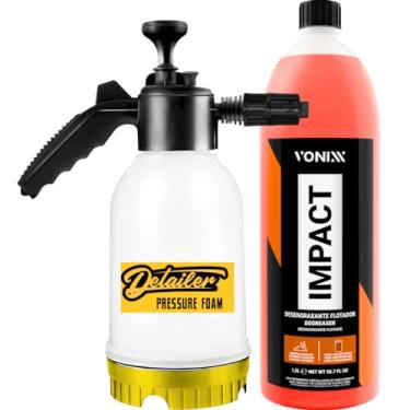 Imagem de PULVERIZADOR MANUAL E SNOW FOAM HÍBRIDO 2 EM 1 – 2L DETAILER + IMPACT 1,5 L VONIXX
