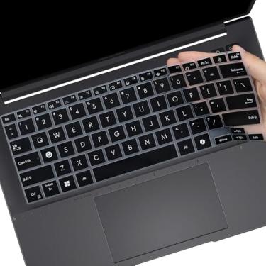 Imagem de Capa de teclado para laptop ASUS VivoBook M5406 S5406 14 polegadas 2024 polegadas capa protetora ultrafina para teclado layout dos EUA (não serve para laptop ASUS VivoBook de 14 polegadas 2022) -